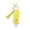 Yellow, variant on Refillable Perfume Spray Bottle Keychain, Empty Perfume Bottle Leather Case Pendant with Macaron Colored Tassels, 2-in-1 Portable Key Ring Travel Accessories for Women - Blue