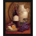 thumbnail image 2 of Jillian Jeffrey 12x14 Black Modern Wood Framed Wall Art Titled - Fresco Vineyard II, 2 of 6