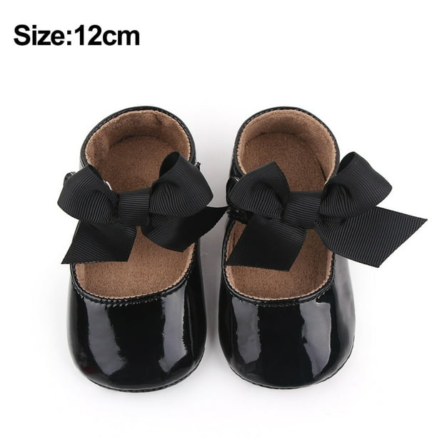 Infant Baby Girls Mary Jane Flats Dress Shoes Bowknot Princess