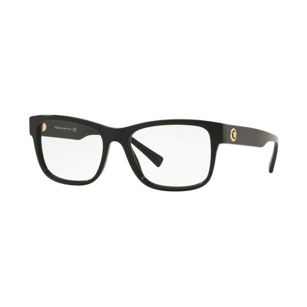 Versace 3266 Eyeglasses GB1 Black - Walmart.com - Walmart.com