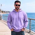 thumbnail image 4 of Axiiglly Hoodies for Men Drawstring Long Sleeve Purple Pullover Sweatshirt with Pockets Casual Trendy Big & Tall Hoodies S-3XL, 4 of 6
