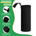 thumbnail image 3 of Uxcell Neoprene Water Bottle Sleeves, Water Bottle Carrier Bottle Can Sleeves Covers Holder Bag with Strap Black/Gray, 3 of 7