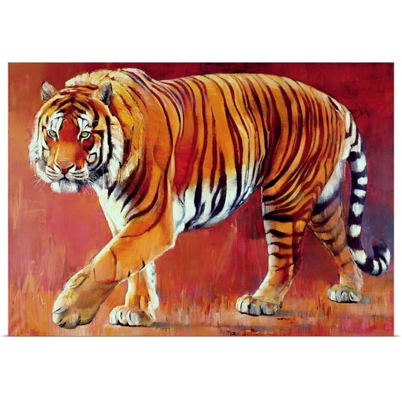Great BIG Canvas | Rolled Mark Adlington Poster Print entitled Bengal Tiger
