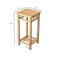 thumbnail image 5 of Eccostyle Zen Square Bamboo Display End Table, 5 of 5