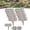 Gray, variant on Imitation Stone Garden Fence, Plastic Garden Retaining Edging Fence, Interlocking Landscape Edging, for Flower Bed Path Lawn