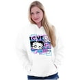 thumbnail image 3 of Kanji Style Betty Boop Love XOXO Hoodie Sweatshirt Women Brisco Brands L, 3 of 4