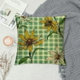 thumbnail image 2 of Creowell Throw Pillow Covers, Soft and Cozy, Yellow Flowers Square Cushion Covers Pillowcases for Sofa Living Room Bedroom Car ，Multi-Size, 2 of 5