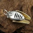 thumbnail image 5 of K-KED Real Solid 925 Sterling Silver Men Women Lucky Gift Glossy Cicada Pendant, 5 of 8