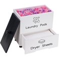 thumbnail image 1 of NiHome Large Capacity Laundry Room Supply Organizer for Laundry Pods, Sheets, Soap Bars Storage - Two-Layer Dryer Sheet Dispenser & Laundry Pods Container with Lid & Drawer for Laundry Room Decor, 1 of 7