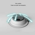 thumbnail image 3 of tredstone 5Pcs LED Downlight Durable Hole Light Dimmable Ceiling Lamp Indoor Lighting Equipment Eyes Protection Display Cabinet Store White, 3 of 6
