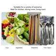 thumbnail image 3 of Dishwasher Basket Dishwasher Utensil Basket, Sturdy 304 Stainless Steel Dishwasher Silverware Basket Rectangular Mesh Drain Dishwasher Silverware Holder for Chopsticks Small Items, 3 of 7