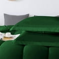 thumbnail image 4 of D.N.G. BEDDINGS 1 Piece Luxury Straight Line Pattern Comforter, Premium Super Soft, 800 Thread Count, 100% Egyptian Cotton, Twin/Twin XL Size Green Solid Color, 4 of 6