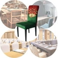 thumbnail image 7 of New Year Chair Covers Set of 6, Xmas Dining Chair Back Covers, New Year Chair Slipcovers Protector Decoration, Removable and Washable, New Year Kitchen Decor/Restaurant Party Home Decor, 7 of 7