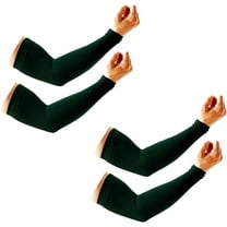 2 Pairs UV Protection Cooling Arm Sleeves for Men and Women UPF 50 Sun Sleeve