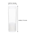 thumbnail image 2 of SOPOTUTU 20Pcs Transparent Plastic Coin Holder Tubes Waterproof Coin Protection Storage Case, 2 of 8