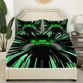 thumbnail image 3 of Erosebridal Gradient Gamepads Sheet Set Twin,Video Game Bedding Sets Twin Size,Abstract Geometric Twin Sheet Sets,Breathable Gamer Room Decor,3pcs, 3 of 7