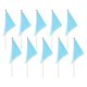 thumbnail image 5 of 10Pcs Durable Triangular Flags -Blue For Gardeners To Mark Irrigation And Landscaping Sites Effectively, 5 of 5