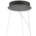 thumbnail image 5 of JONATHAN Y Elsa 24" Adjustable Integrated LED Modern Crystal Pendant, Black/Clear, 5 of 8