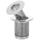 thumbnail image 3 of Prevent Blockages Small Drain Strainer Silver Kitchen Sink 3Pcs, 3 of 5