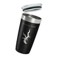 thumbnail image 3 of Holiday Lake Map Tumbler Travel Mug Insulated Laser Engraved Coffee Cup Illinois 20 oz Black, 3 of 5