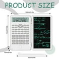thumbnail image 3 of Clearance Office cabinet under $20,Scientific Calculator With Writing Tablet Protable Foldable Calculator Notepad 2 In 1 LCD Science Calculator Notepad Financial Calculator For Home School Colle, 3 of 9