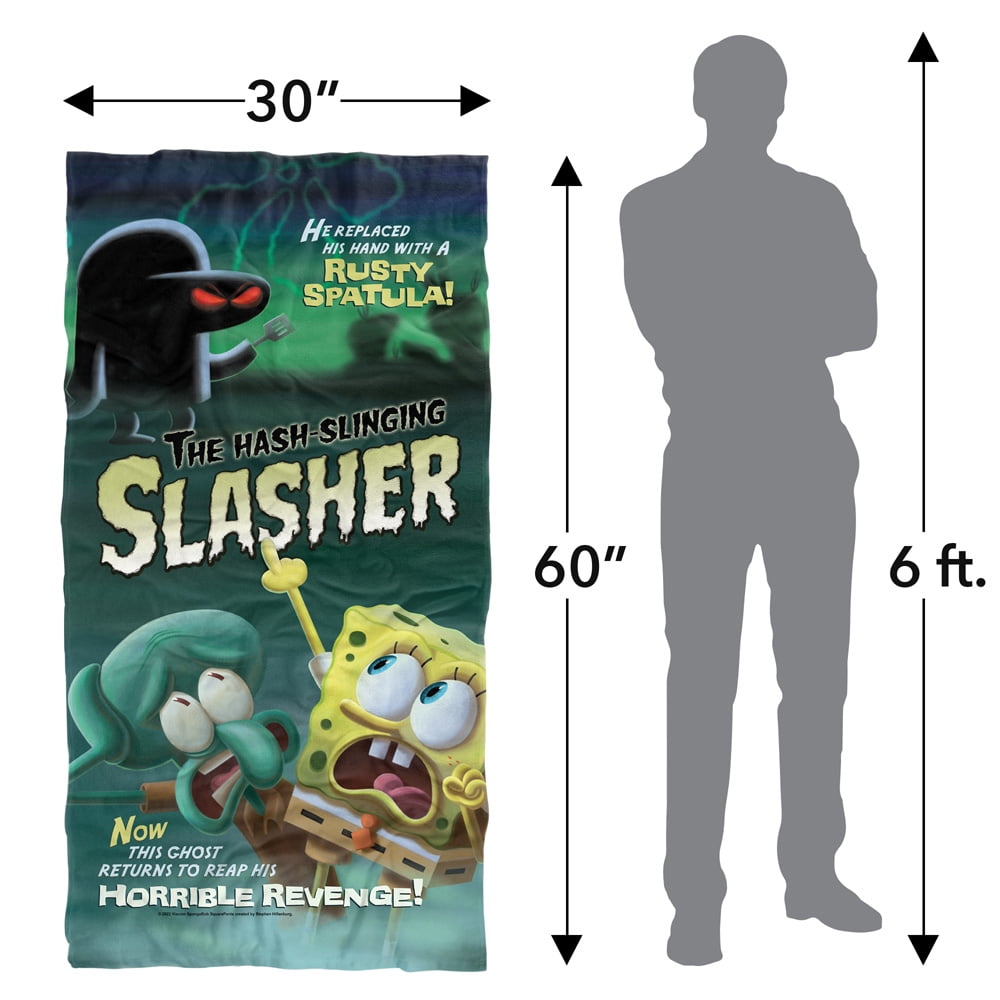 Spongebob, 30'x60' Hash Slinging Slasher Beach Towel