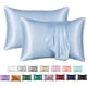 thumbnail image 5 of Juego de 2 fundas de almohada de seda de encaje, fundas de almohada reversibles de seda de morera y fibra de pulpa de madera, tamaño estándar 50 x 66 cm, fundas de almohada de seda suave y fresca, 5 of 9