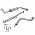 thumbnail image 3 of 4" Rolled Muffler Catback Exhaust Pipe System Fits For 1990-1991 Honda CRX 1.5L, 3 of 5