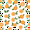 Orange, variant on FORMRS Boys Rash Guard with Short Sleeves UPF 50+ Swim Shirts Sizes 3-12T, Colorful Flowers Pattern