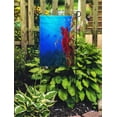 thumbnail image 2 of POGLIP Drapeau de Jardin Poisson Rouge Plongée sous-Marine sur Récif de Corail Tropical Coloré Bannière Décorative Maison 12x18 Pouces, 2 of 2