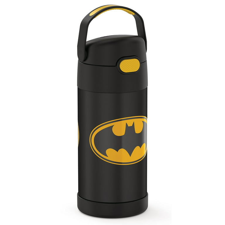 Thermos Batman Funtainer Water Bottle with Bail Handle – Black, 12oz -  BRAND NEW