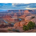 thumbnail image 2 of Fitzharris, Tim 31x26 Gold Ornate Wood Framed with Double Matting Museum Art Print Titled - Colorado River from Deadhorse Point, Canyonlands National Park, Utah, 2 of 4