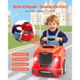 thumbnail image 2 of Engine Toy  Mechanic Car Repair Set with Removable Parts Red, 2 of 6