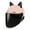 Black and Pink, variant on with Visor Adjustable Head Circumference Riding Helmet Black