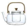 thumbnail image 2 of Tetera de transparente que mano con infr extraíble Té de a prueba de alto borosilicato Apto 1000ml Baoblaze tetera de hojas sueltas, 2 of 8