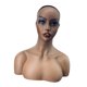 thumbnail image 5 of Busto de cabeza de maniquí femenino para exhibición en tiendas de peluquería. Marrón, 5 of 9