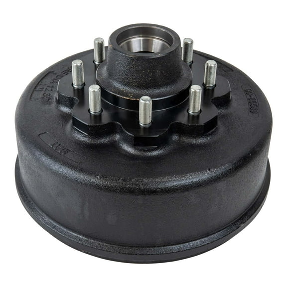 8K True TK Trailer Axle Grease Hub and Drum - 8 Lug - 9/16"