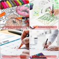 thumbnail image 5 of Dual Tip Brush Pens - 36 Colors Art Markers for Kids - Fine Tip and Brush Tip Pen Awesome, 5 of 5