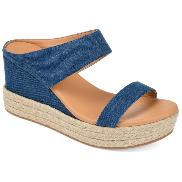 espadrille wedge slide