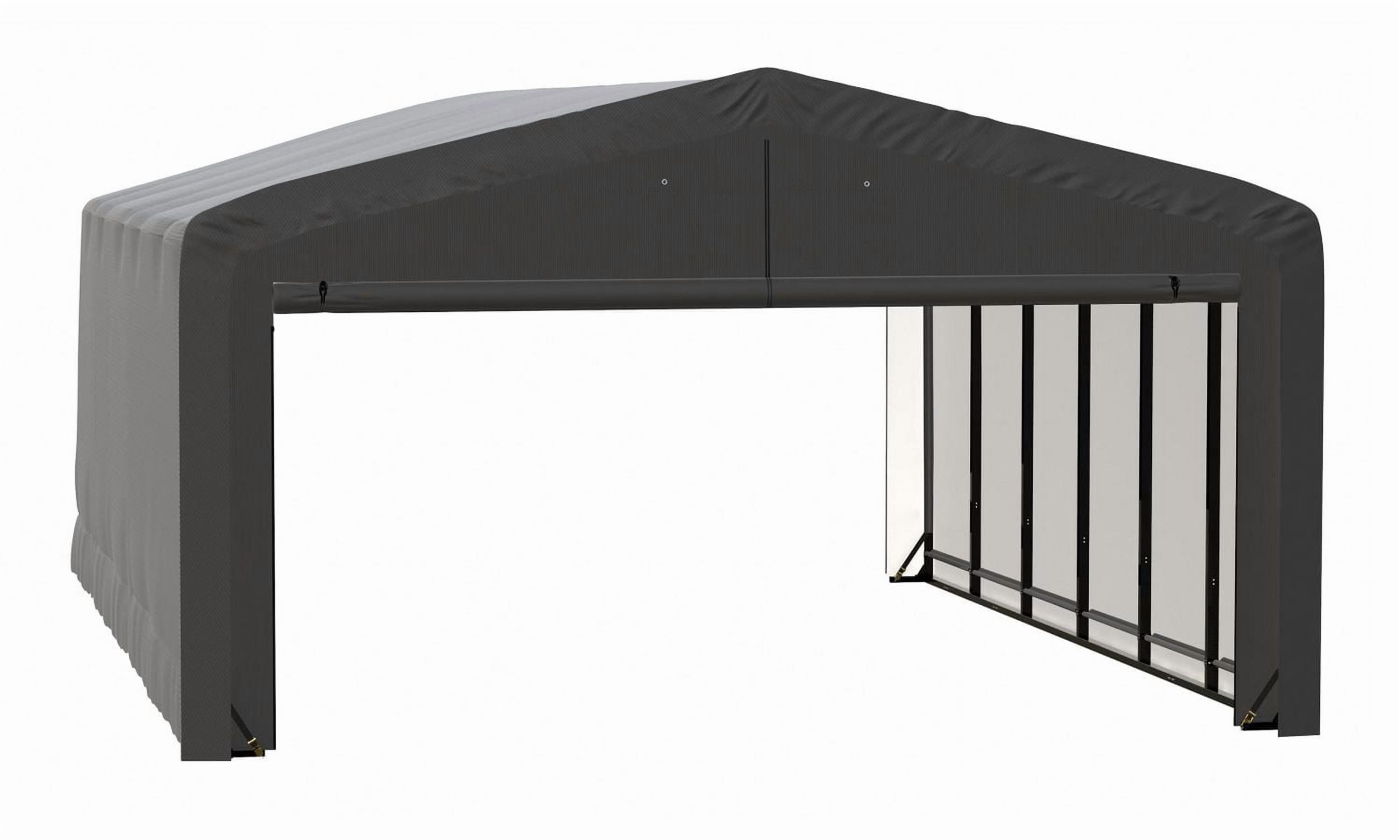 ShelterTube Wind and Snow-Load Rated Garage, 20x27x12 Gray