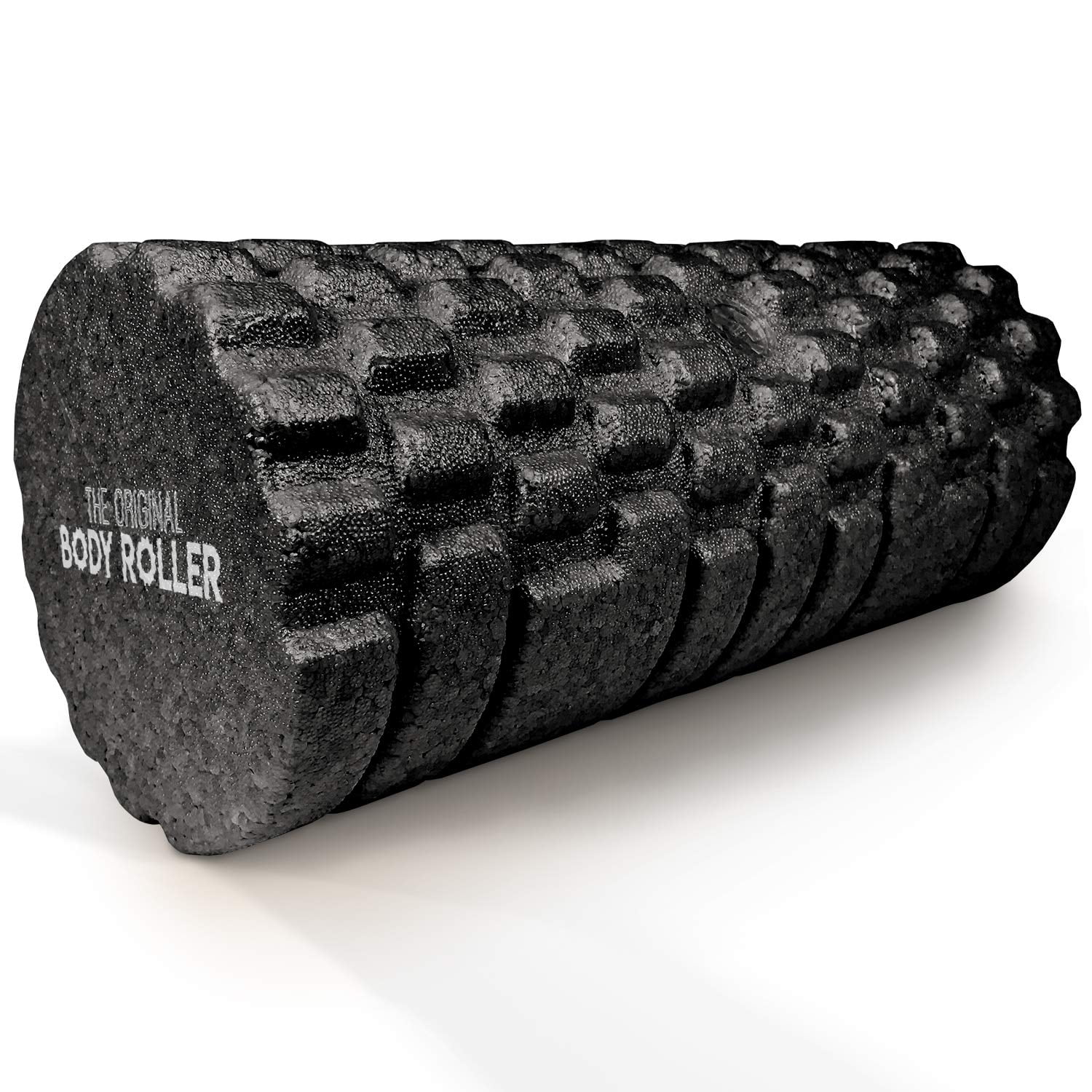 High Density Foam Roller Massager for Deep Tissue Massage of The Back and Leg Muscles Self Myofascial Release of Painful Trigger Point Muscle Adhesions The Original Body Roller 