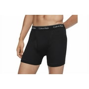 Calvin Klein Men's Cotton Classics Multipack Boxer Briefs, Black 3 Pack 2021, Medium