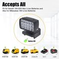 thumbnail image 3 of LED Work Light, 8W Lightweight Lithium Work Light Lamp 15 Beads  For Cars, 3 of 8