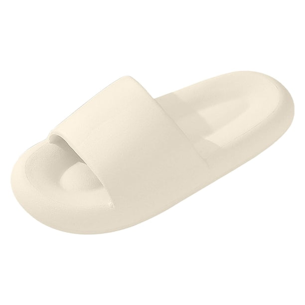 Zapatillas de casa antideslizantes Zulema 2 uds sandalias de verano 40-41 blanco