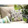 thumbnail image 5 of Ryan; Throw Pillow Cover Black Desert Cute Hand Drawn with Cactus Hipster Geometric Pillow Case Decorative 18 x 18 Inches Outdoor Cushion Couch Sofa Pillowcases, 5 of 6