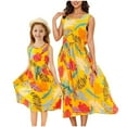 thumbnail image 6 of Delliss Mommy and Me Dresses Floral Printed Sleeveless Tank Maxi Dress for Mother and Daughter Summer Casual Sundress Beach Dress, 6 of 6