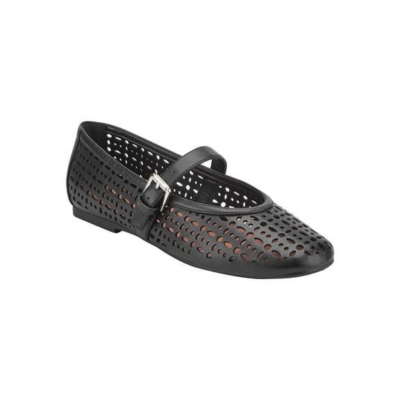 indigo rd Women's Dottey Perforated Mary Jane Flat