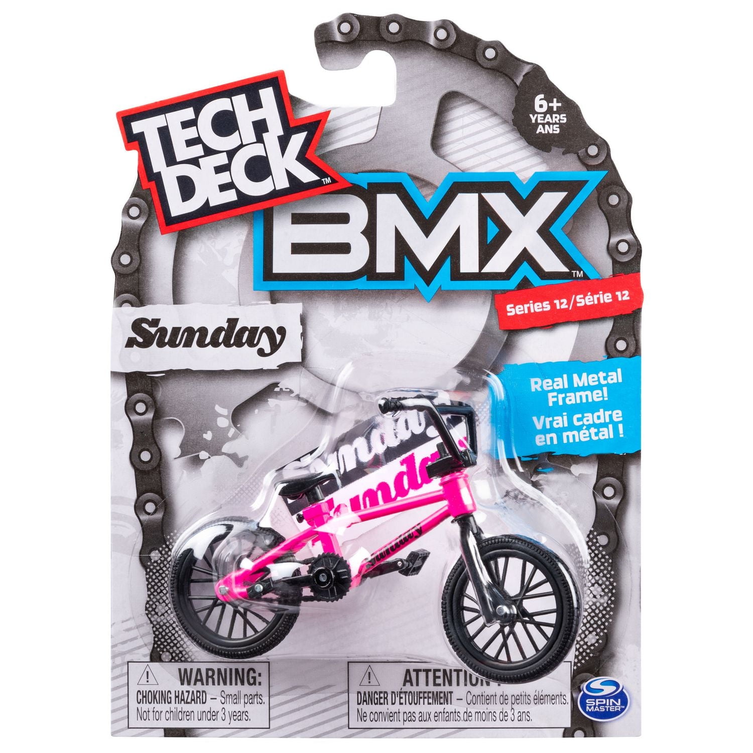 Tech Deck - BMX Finger Bike - Sunday - Pink/Black