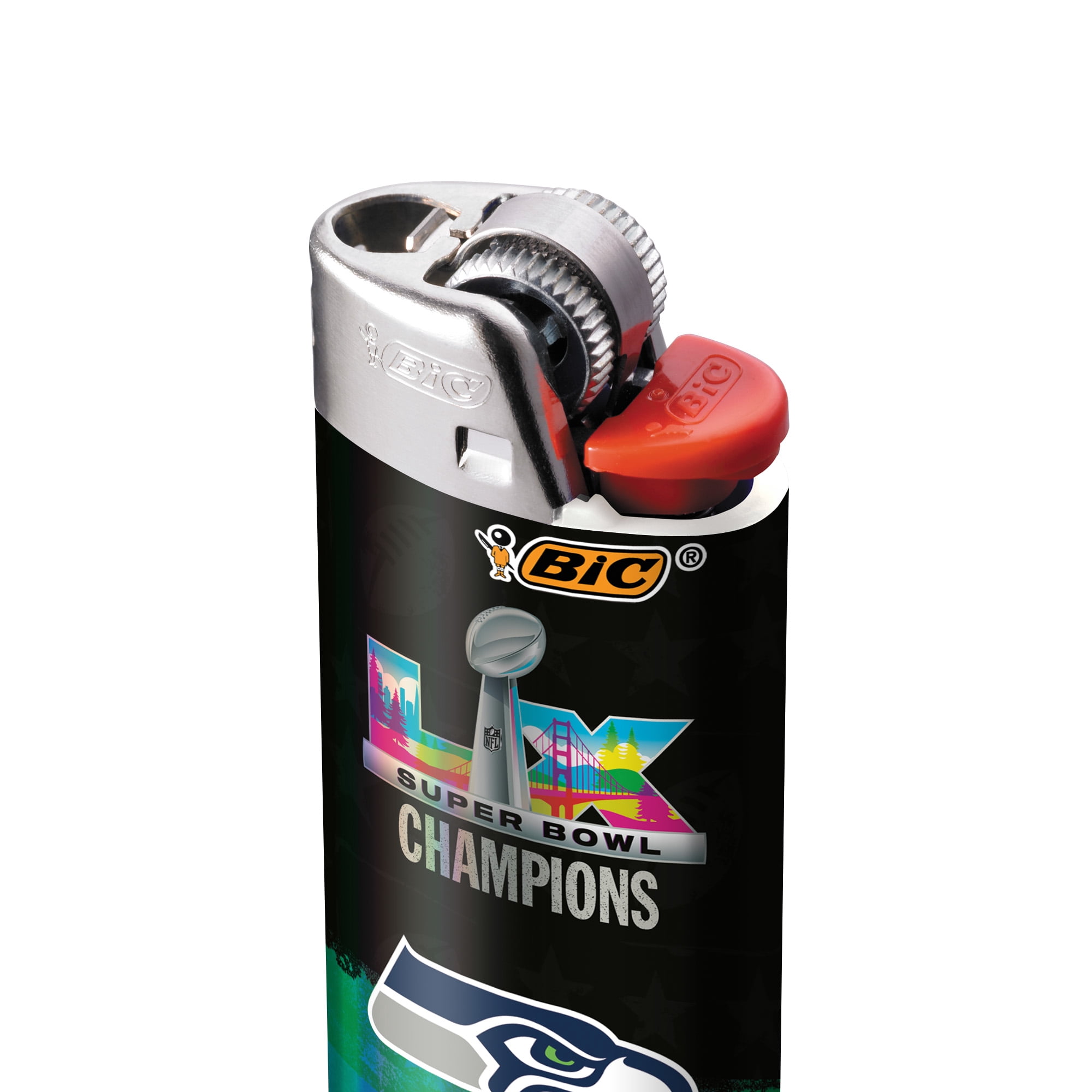 BIC Super Bowl LX Champion Series Pocket Lighters, Assorted, 6