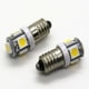 thumbnail image 5 of Ficarrico 10 bombillas LED E10 de 12 V, color blanco frío, 5SMD, 0,5 W, 50 lm, lámpara Les (blanco cálido), 5 of 5